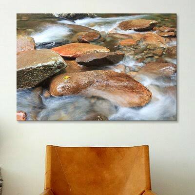 &Rocks V& by Bob Rouse Photographic Print on Canvas iCanvas Size: 26x22 H x 40x22 W x 0.75x22 D YRU3_O7DVS21