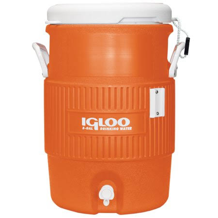 (2 Pack) Igloo 5-Gallon Heavy-Duty Beverage Cooler - Orange, Adult Unisex, Size: 14.5 x 13 x 19.5 JCE6_C1UKC89